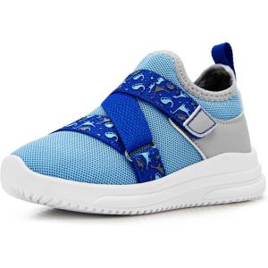 imageSKYWHEEL Toddler Tennis Shoes for Boys Girls Slip On Lightweight Breathable Mesh Sneakers for Walking RunningBlue Toddler Slip on Shoes