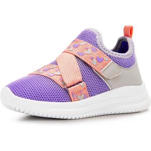 imageSKYWHEEL Toddler Tennis Shoes for Boys Girls Slip On Lightweight Breathable Mesh Sneakers for Walking RunningPurple Toddler Tennis Shoes