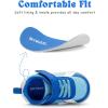 imageSKYWHEEL Toddler Wide Toe Box Barefoot Shoes Boys Sneakers Kids Tennis Shoes Comfort Lightweight Zero Drop Walking Shoe for IndoorOutdoor PlayBlue Toddler Shoes