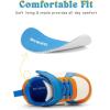 imageSKYWHEEL Toddler Wide Toe Box Barefoot Shoes Boys Sneakers Kids Tennis Shoes Comfort Lightweight Zero Drop Walking Shoe for IndoorOutdoor PlayMulticolor Toddler Shoes