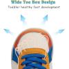 imageSKYWHEEL Toddler Wide Toe Box Barefoot Shoes Boys Sneakers Kids Tennis Shoes Comfort Lightweight Zero Drop Walking Shoe for IndoorOutdoor PlayMulticolor Toddler Shoes