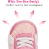 imageSKYWHEEL Toddler Wide Toe Box Barefoot Shoes Boys Sneakers Kids Tennis Shoes Comfort Lightweight Zero Drop Walking Shoe for IndoorOutdoor PlayPink Toddler Shoes