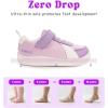imageSKYWHEEL Toddler Wide Toe Box Barefoot Shoes Boys Sneakers Kids Tennis Shoes Comfort Lightweight Zero Drop Walking Shoe for IndoorOutdoor PlayPurple Toddler Shoes