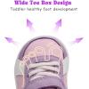 imageSKYWHEEL Toddler Wide Toe Box Barefoot Shoes Boys Sneakers Kids Tennis Shoes Comfort Lightweight Zero Drop Walking Shoe for IndoorOutdoor PlayPurple Toddler Shoes