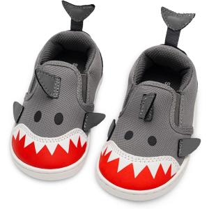 imageSKYWHEEL Toddler Slip On Tennis Shoes for Boys Girls Easy OnOff Shoes with Cartoon Animal Patterns Size 5678910Bruce Tooth Chomp