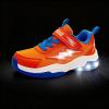 imageSKYWHEEL Kids Sneakers for Boys Light Up Shoes with Switch Tennis Running Athletic Shoes Toddler Size 10 to Big Kids Size 5Orange Kids Ligth Up Shoes