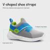imageSKYWHEEL Toddler Tennis Shoes Boys Girls Barefoot Slip On Shoes Kids Lightweight Breathable Sports Sneakers for Walking RunningGrey Toddler Shoes