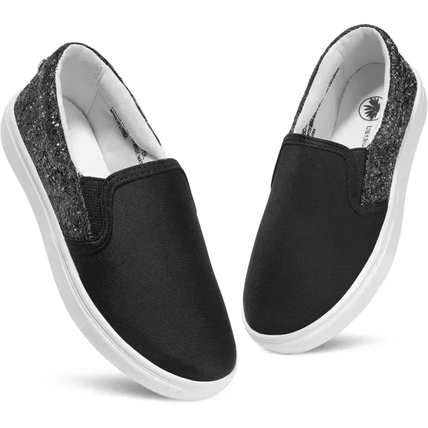 imageMIXIN Girls Sneakers Slip On Shoes Comfort Casual Low Top Fashion Flats Tennis Walking Casual Shoes for LittleBig Kids