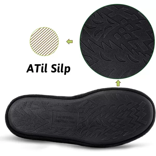 imageMIXIN LittleBig Kid Boys Slippers House Shoes Indoor Outdoor with Anti Slip SoleGrey