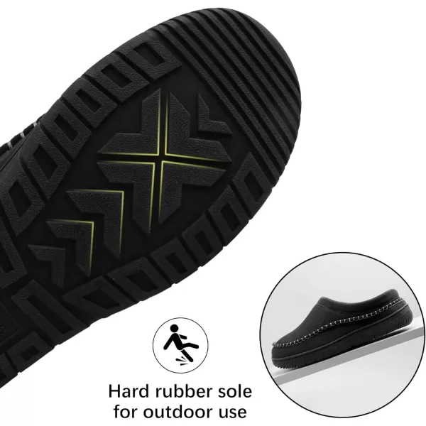 imageMIXIN Mens Slippers Indoor Outdoor Memory Foam Warm Fuzzy Fluffy Comfy House Shoes AntiSlip Moccasin SlippersGrey