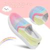 imageMIXIN Girls Sneakers Slip On Shoes Comfort Casual Low Top Fashion Flats Tennis Walking Casual Shoes for LittleBig Kids Pink 2 M