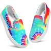 imageMIXIN Girls Sneakers Slip On Shoes Comfort Casual Low Top Fashion Flats Tennis Walking Casual Shoes for LittleBig Kids Multicoloured 4 M