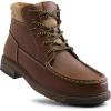 imageMIXIN Mens Boots Casual Chukka Faux Leather Hard Sole Dress shoesBrown