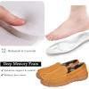 imageMIXIN Mens Moccasins Slippers Slip On House Shoes with Warm and Cozy Memory Foam Hard Sole Indoor OutdoorBeige
