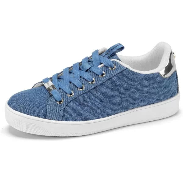LUCKY STEP Women‘s Fashion Sneakers Classic Casual Tennis Lace up PU Leather Walking Shoes Comfortable Non Slip Sneakers