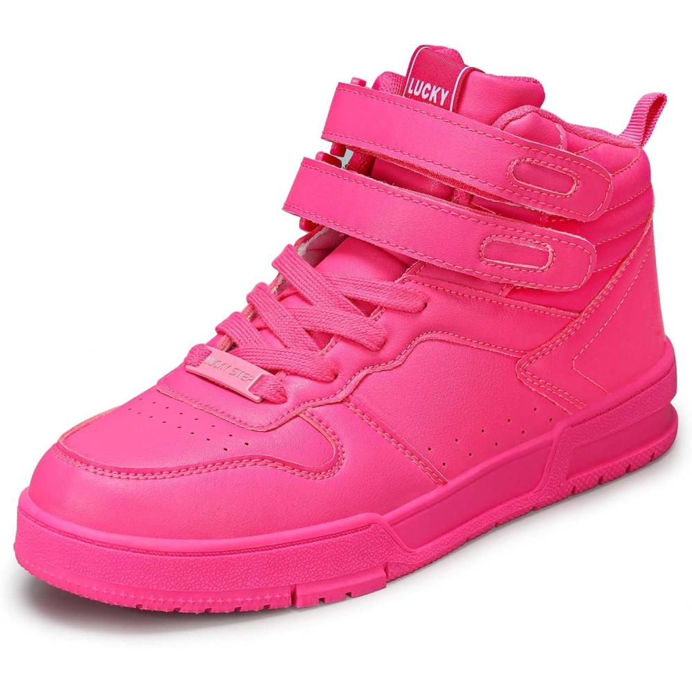Girls Fashion LUCKY STEP Kids Chunky Sneakers Sparkly Butterfly