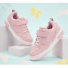 imageLUCKY STEP Kids Slip On Sneaker Comfort Casual Running Tennis School Low Top Sneaker Strap Athletic Walking Shoes for ChildrenBoysGirlsPink