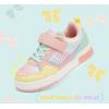 imageLUCKY STEP Kids Slip On Sneaker Comfort Casual Running Tennis School Low Top Sneaker Strap Athletic Walking Shoes for ChildrenBoysGirlsPinkRainbow1