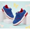 imageLUCKY STEP Kids Slip On Sneaker Comfort Casual Running Tennis School Low Top Sneaker Strap Athletic Walking Shoes for ChildrenBoysGirlsRoyal Blue