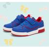 imageLUCKY STEP Kids Slip On Sneaker Comfort Casual Running Tennis School Low Top Sneaker Strap Athletic Walking Shoes for ChildrenBoysGirlsRoyal Blue