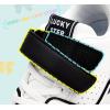 imageLUCKY STEP Kids Slip On Sneaker Comfort Casual Running Tennis School Low Top Sneaker Strap Athletic Walking Shoes for ChildrenBoysGirlsWhiteBlack1