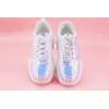 imageLUCKY STEP Women Chunky Platform Dad Colorblock White Neon Green Fuchsia Hologram Silver Casual LaceUp Walking SneakersWhite Hologram