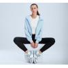imageLUCKY STEP Womens High Top Fashion Sneakers Basketball Ankle Boots Walking Tennis Shoes Platform Hook and Loop Casual Faux Leather SneakerDenim Blue