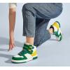 imageLUCKY STEP Womens High Top Fashion Sneakers Basketball Ankle Boots Walking Tennis Shoes Platform Hook and Loop Casual Faux Leather SneakerGreen
