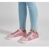 imageLUCKY STEP Fashion Star Glitter Sneakers  Sparkly Bling Shiny Bedazzled Wedding Bridal Shoes for WomenPink Glitter