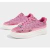 imageLUCKY STEP Platform Glitter Sneakers for Women Fashion Sparkly Bling Shiny Low Top Tennis Sneakers Faux Leather Casual Walking ShoesPink Glitter