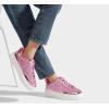 imageLUCKY STEP Platform Glitter Sneakers for Women Fashion Sparkly Bling Shiny Low Top Tennis Sneakers Faux Leather Casual Walking ShoesPink Glitter