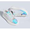 imageLUCKY STEP Platform Glitter Sneakers for Women Fashion Sparkly Bling Shiny Low Top Tennis Sneakers Faux Leather Casual Walking ShoesWhite Glitter