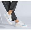imageLUCKY STEP Platform Glitter Sneakers for Women Fashion Sparkly Bling Shiny Low Top Tennis Sneakers Faux Leather Casual Walking ShoesWhite Glitter