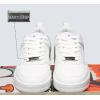 imageLUCKY STEP Women Fashion Sparkle Rhinestone Sneakers White Leather Low Top Tennis Shoes Lace Up Casual Comfortable Walking ShoeAll White