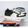 imageLUCKY STEP Women Fashion Sparkle Rhinestone Sneakers White Leather Low Top Tennis Shoes Lace Up Casual Comfortable Walking ShoeBlackWhite
