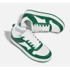 imageLUCKY STEP Women Fashion Sparkle Rhinestone Sneakers White Leather Low Top Tennis Shoes Lace Up Casual Comfortable Walking ShoeGreenWhite