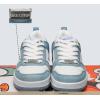 imageLUCKY STEP Women Fashion Sparkle Rhinestone Sneakers White Leather Low Top Tennis Shoes Lace Up Casual Comfortable Walking ShoeWhiteDenim Blue