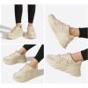 imageLUCKY STEP Womens Chunky Rhinestone Fashion Sneakers  Sparkly Platform Thick Dad Rave Mesh Walking ShoesBeige Rhinestone