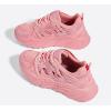 imageLUCKY STEP Womens Chunky Rhinestone Fashion Sneakers  Sparkly Platform Thick Dad Rave Mesh Walking ShoesPink Rhinestone