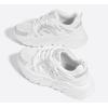 imageLUCKY STEP Womens Chunky Rhinestone Fashion Sneakers  Sparkly Platform Thick Dad Rave Mesh Walking ShoesWhite Rhinestone