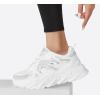 imageLUCKY STEP Womens Chunky Rhinestone Fashion Sneakers  Sparkly Platform Thick Dad Rave Mesh Walking ShoesWhite Rhinestone