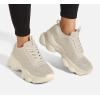 imageLUCKY STEP Womens Chunky Rhinestone Sneaker Sparkly Bling Bedazzled Mesh Slip on Elastic Sock Glitter Shiny Rave Walking ShoesBeige Rhinestone