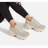 imageLUCKY STEP Womens Chunky Rhinestone Sneaker Sparkly Bling Bedazzled Mesh Slip on Elastic Sock Glitter Shiny Rave Walking ShoesBeige Rhinestone