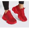 imageLUCKY STEP Womens Chunky Rhinestone Sneaker Sparkly Bling Bedazzled Mesh Slip on Elastic Sock Glitter Shiny Rave Walking ShoesRed Rhinestone
