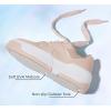 imageLUCKY STEP Womens Platform Fashion Sneakers Lace up Casual Faux Leather Comfortable Thick Sole Tennis Walking ShoesPink