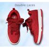 imageLUCKY STEP Womens Sparkle Rhinestone Fashion Sneakers Walking Tennis Bling Glitter Roaring Shoes Platform Lace up Casual Mesh SneakerRed Rhinestone