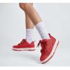 imageLUCKY STEP Womens Sparkle Rhinestone Fashion Sneakers Walking Tennis Bling Glitter Roaring Shoes Platform Lace up Casual Mesh SneakerRed Rhinestone