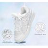 imageLUCKY STEP Womens Sparkle Rhinestone Fashion Sneakers Walking Tennis Bling Glitter Roaring Shoes Platform Lace up Casual Mesh SneakerWhite Rhinestone
