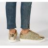 imageLUCKY STEP Glitter Sneakers Lace up  Fashion Sneakers  Sparkly Shoes for WomenAll Gold