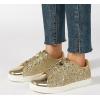 imageLUCKY STEP Glitter Sneakers Lace up  Fashion Sneakers  Sparkly Shoes for WomenAll Gold